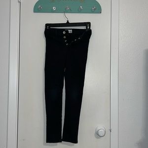 Black girl pants super skinny